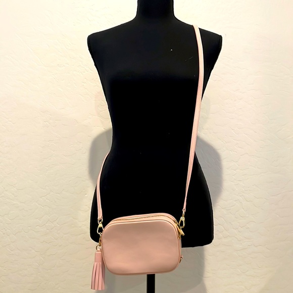 Pop & Suki Bags Customized Vegan Leather Camera Bag With Tassel